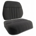 Picture of Cushion Set, Black Fabric - (2 pc.)