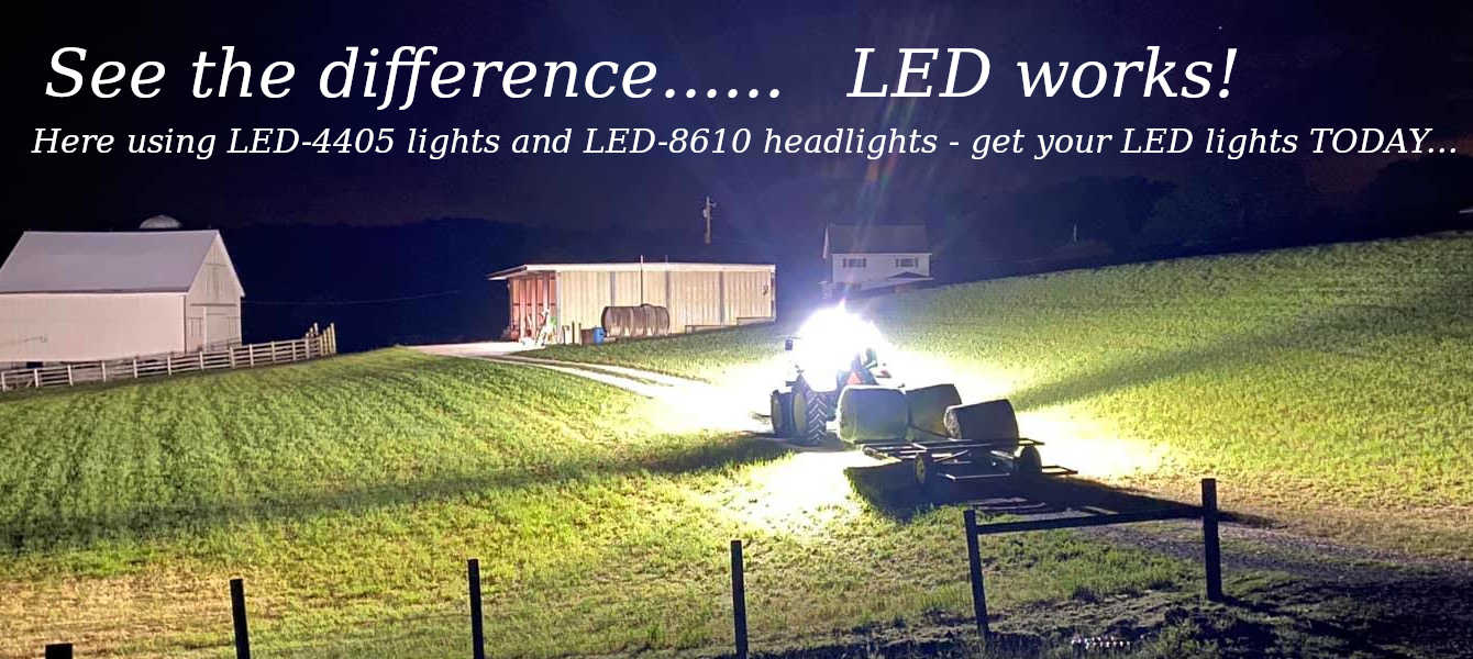 Larsen Lights, LED lights for your equipment !. Cab Door Gas Strut, 12.795