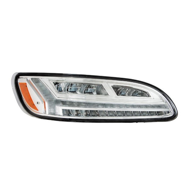 Picture of 35762 Peterbilt 386 (2005-2015) & 387 (1999-2010)- Passenger side LED Headlight