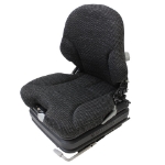 Picture of Grammer Low Back Seat for Skid Steers & Forklifts, Black Fabric w/ Air Suspension