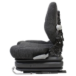 Picture of Grammer Low Back Seat for Skid Steers & Forklifts, Black Fabric w/ Air Suspension