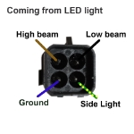 LED-1005 plug pin out