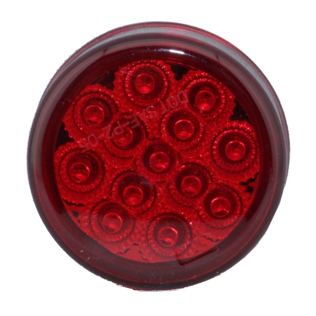 Picture of 2.5" RED round clearance/side marker light, TU-961R-1L
