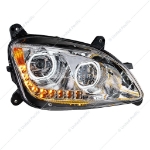 Picture of Chrome 10 LED Headlights for Peterbilt 587 (2010-2016) & 579 (2012-2021)