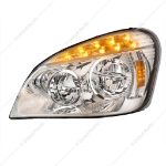 Picture of Chrome LED Headlights for 2008-2017 Freightliner Cascadia 