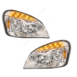 Picture of Chrome LED Headlights for 2008-2017 Freightliner Cascadia 