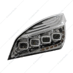 Picture of Chrome QUAD-LED Headlights with LED DRL & SEQ. Signal for 2018-2023 Freightliner Cascadia