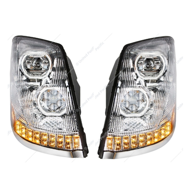 Picture of 10 LED Headlights for 2003-2017 Volvo VN/VNL