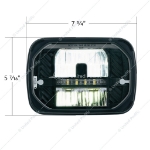 Picture of ULTRALIT - Heated 5" X 7"  LED Headlight with White Position Light