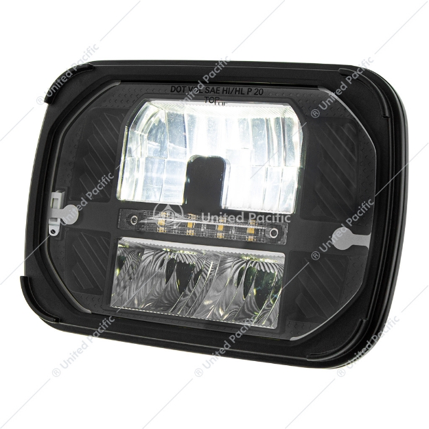 Picture of ULTRALIT - Heated 5" X 7"  LED Headlight with White Position Light