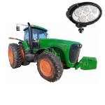 Picture of Larsen LED kit made to fit JD 8x20  / 8x30 Series with Thomas HP-5 work lights (5000lm/each)