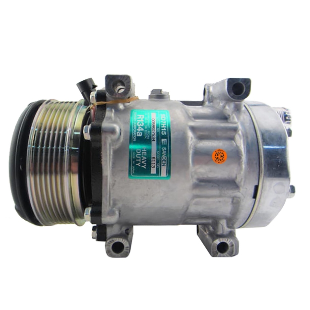 Picture of Sanden SD7H15 Compressor, w/ 6 Groove Clutch - New