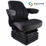 Picture of Sears Mid Back Seat, Gray Fabric w/ Air Suspension, Fore/Aft & Lateral Isolators