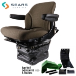 Picture of Sears Mid Back Seat for John Deere 30 Series, Brown Fabric w/ Air Suspension