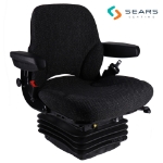 Picture of Sears Mid Back Seat, Asphalt Gray Fabric, w/ Air Suspension