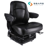 Picture of Sears Mid Back Seat, Black Vinyl Seat, w/ Mechanical Suspension