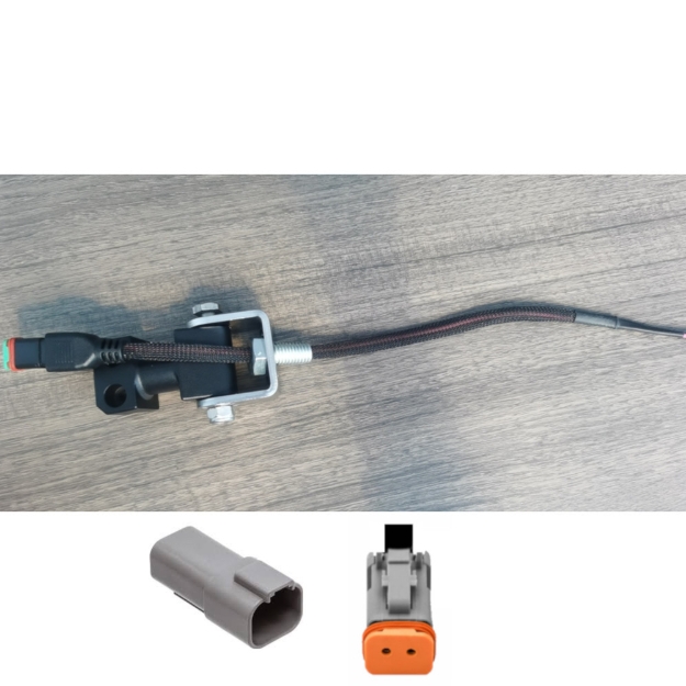 Picture of DT slim wire to DT  15". For use with hollow bolt LL0723. For LED-760 / LED-765 "Solid Mount" only