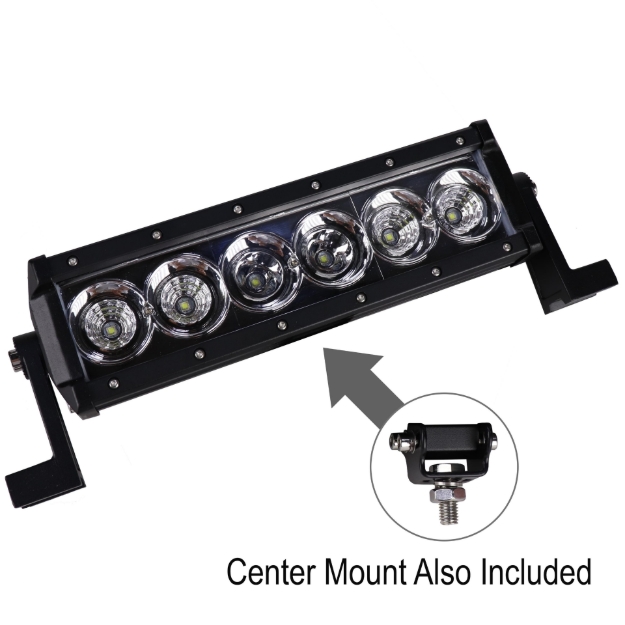 Picture of 10-1/2" LED Flood Beam Light Bar - 4800 Lumens