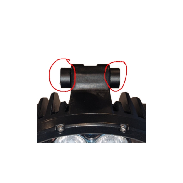 Picture of 2 x spacers for LED-6075 if used on JD S or X series combine