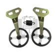 Picture of Rotating Scraper kit with poly coated scrapers.