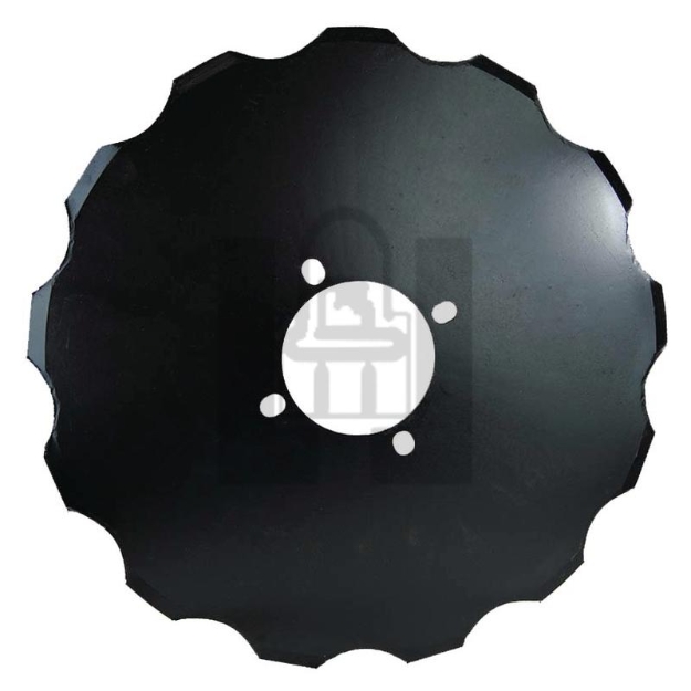 Picture of 17" notched coulter to fit 4 bolt Yetter, Oliver, White, DMI and others.