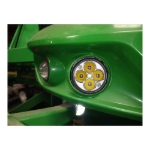 JD S series lower cab built in front facing light	