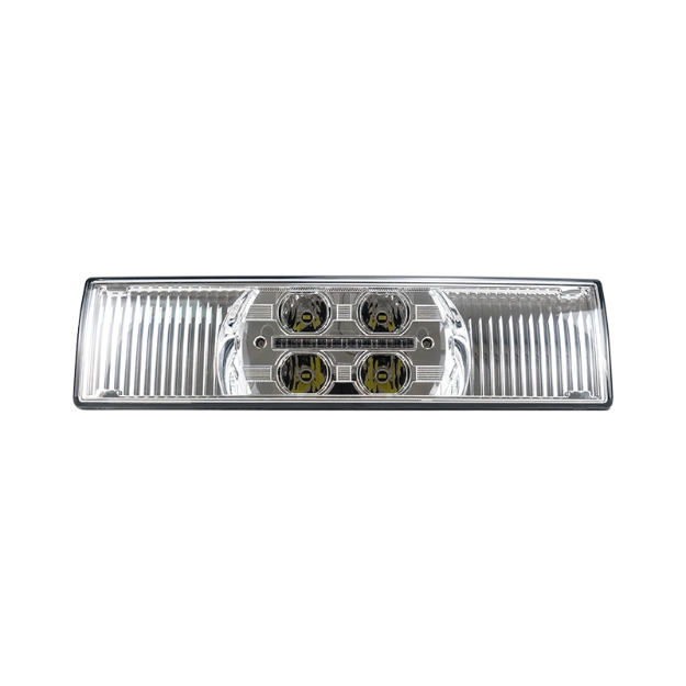 Picture of LED-1213 Center grill - TJ series - for when a wide center grill light is used. OEM part# 395576A1, 395577A1.